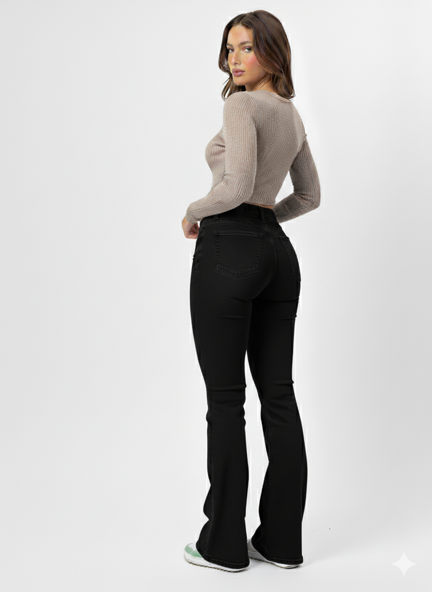 Lift & Curve Bootcut High-Waisted Jeans