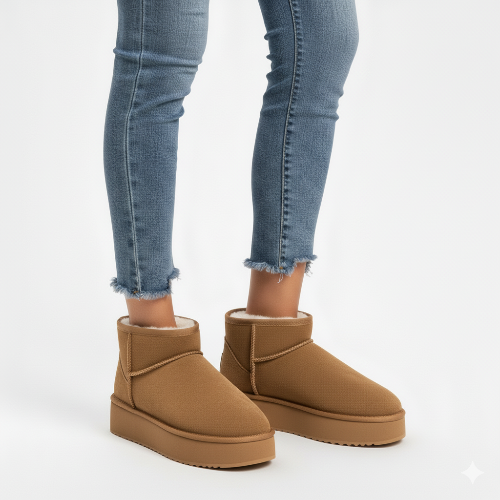 K-Stride Plush Winter Platform Snow Boots