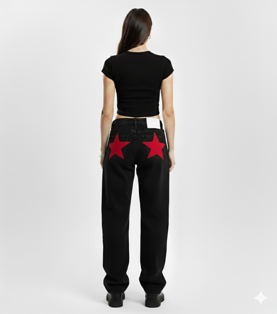 K-Stride “Starlite” High-Waisted Jeans