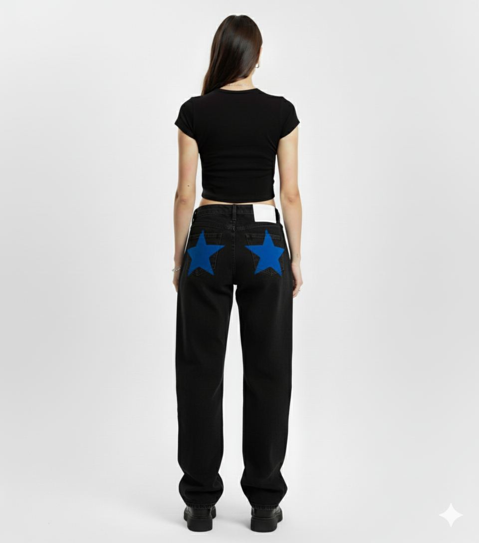 K-Stride “Starlite” High-Waisted Jeans
