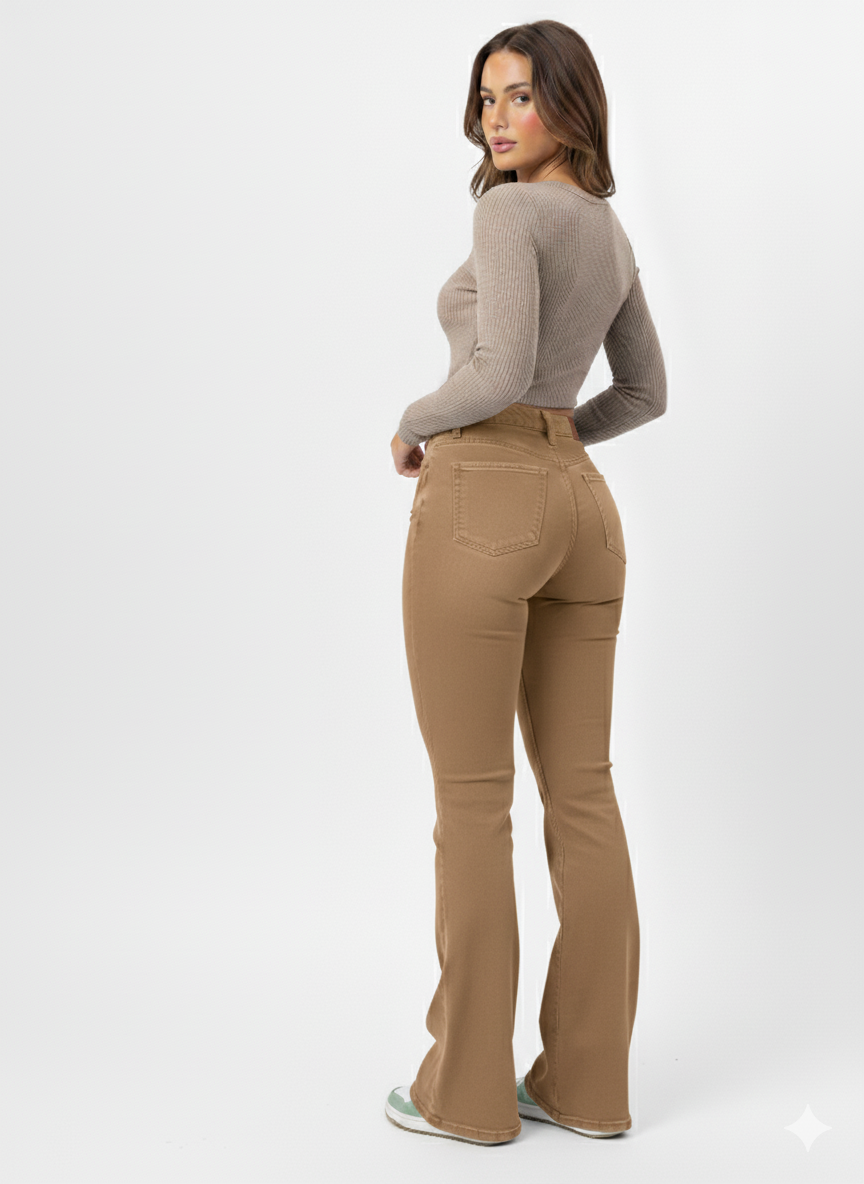 Lift & Curve Bootcut High-Waisted Jeans