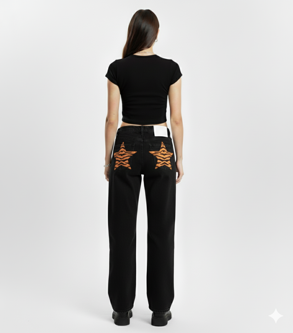 K-Stride “Starlite” High-Waisted Jeans