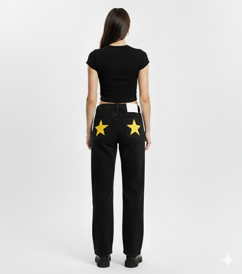 K-Stride “Starlite” High-Waisted Jeans