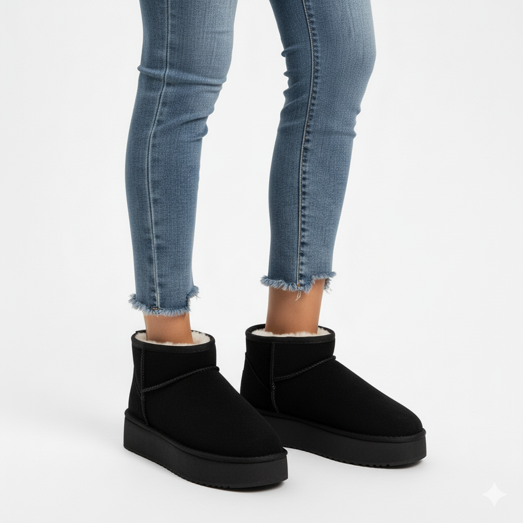 K-Stride Plush Winter Platform Snow Boots